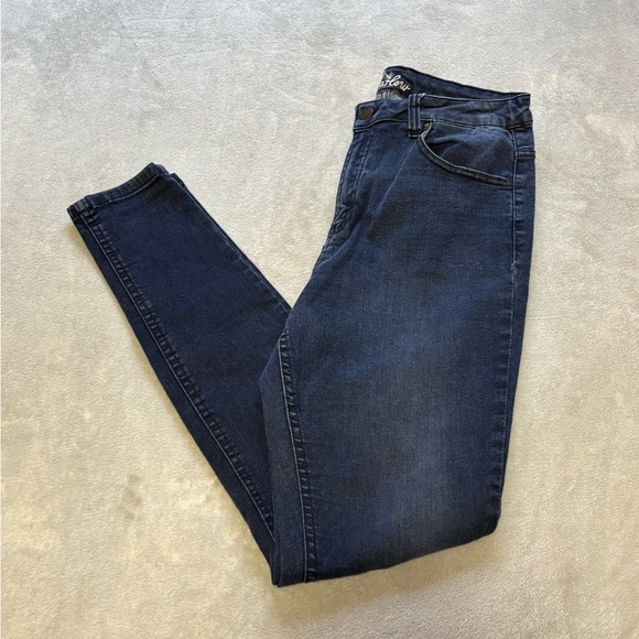 Harlow High Rise Dark Wash Skinny Jeans - Picture 1 of 6